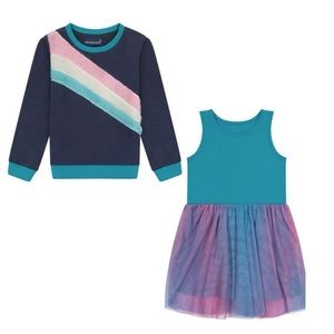 🏷 NWT - Andy & Evan | Sweatshirt & Dress Set